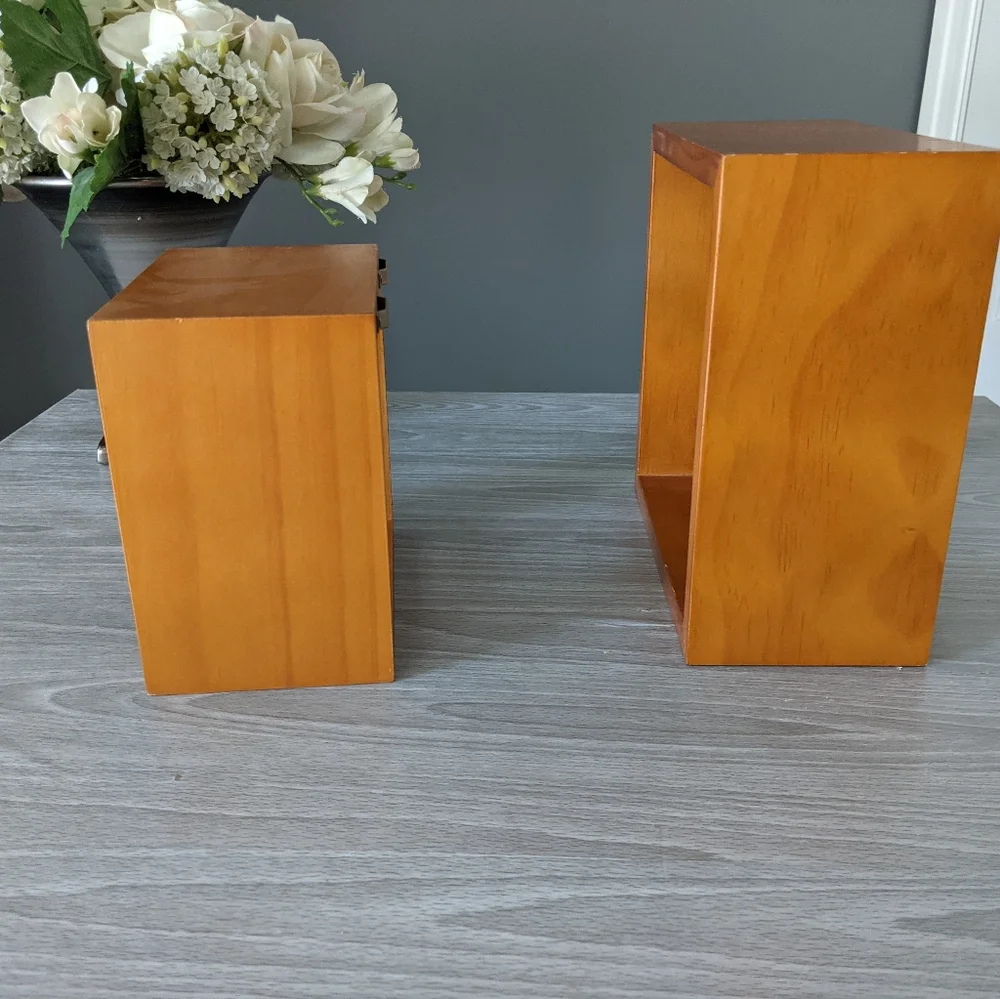 Square Wooden Shadow Box Shelves